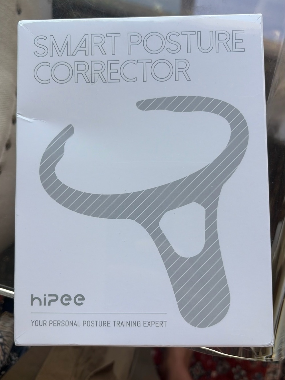 hiPee Smart Posture Corrector - White/Grey - New unopened